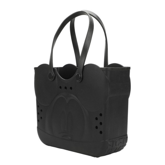 NWT Disney Mickey Mouse Black Bogg Style Tote Bag - Picture 3 of 4